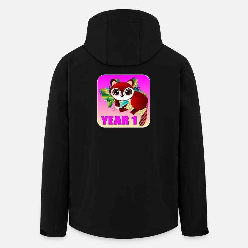 ÉCOLE PRIMAIRE 1 - FOX - Veste softshell homme en polyester recyclé Stanley/Stella - noir