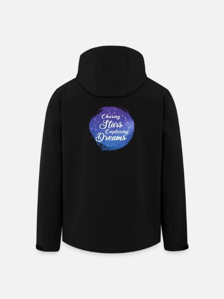 Hunting Stars Catching Dreams - Men’s Recycled Softshell Jacket by Stanley/Stella - black