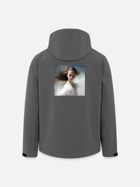 Women's Painting 01 - Men’s Recycled Softshell Jacket by Stanley/Stella - black