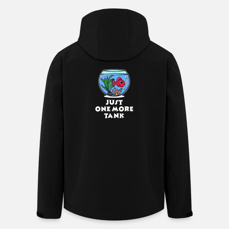 Kugelfisch Aquarium Statement Haustiere Heimtier - Recycelte Männer Softshell-Jacke von Stanley/Stella - Schwarz