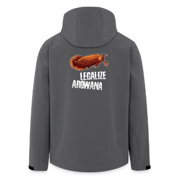 Déclaration de poisson Animaux de compagnie Animaux de compagnie - Veste softshell homme en polyester recyclé Stanley/Stella - noir - Dos - AI Model Male 185 light (185cm)