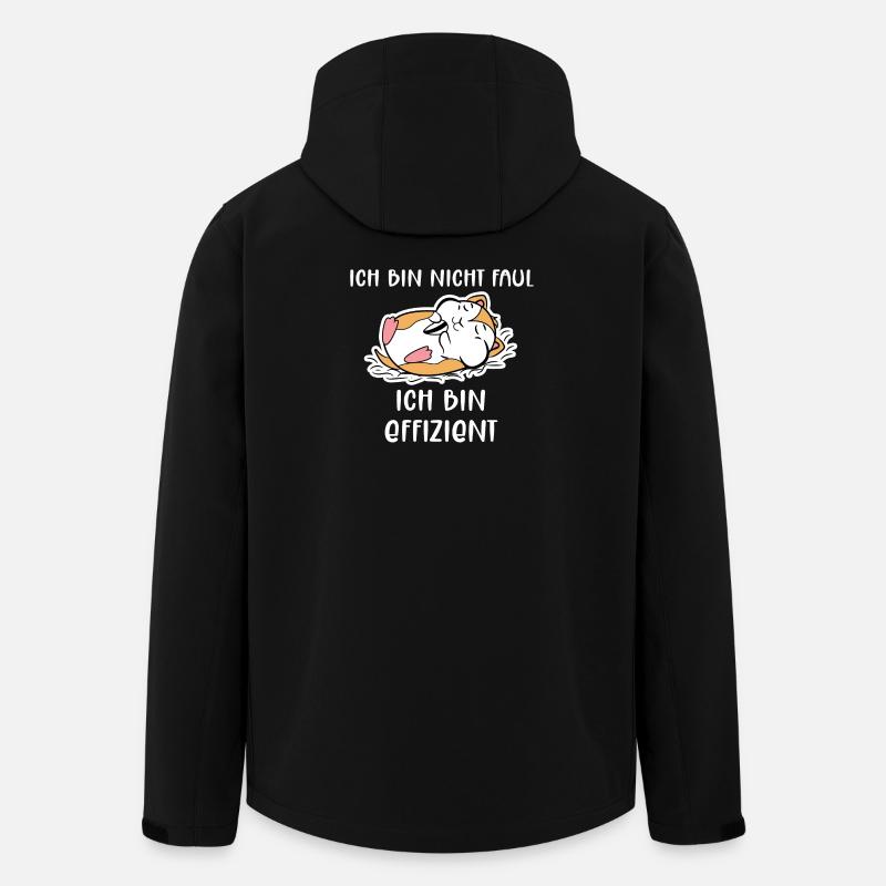Haustiere Hamster Lieblingstier Statement Heimtier - Recycelte Männer Softshell-Jacke von Stanley/Stella - Schwarz