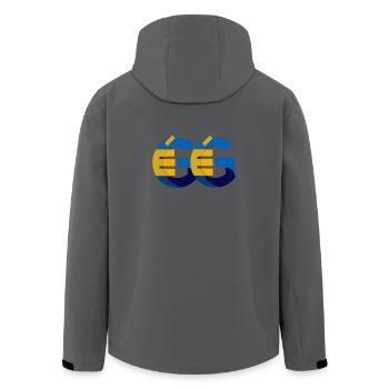 Gégé - Veste softshell homme en polyester recyclé Stanley/Stella - noir - Dos - AI Model Male 185 light (185cm)