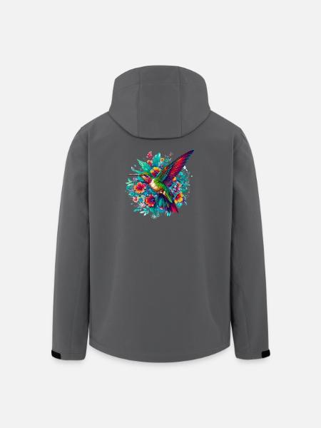 Colibri - Veste softshell homme en polyester recyclé Stanley/Stella - noir