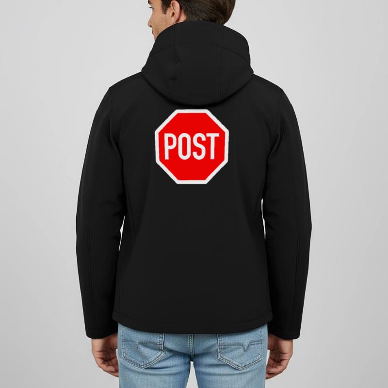 post oder stop? Recycelte Männer Softshell-Jacke von Stanley/Stella