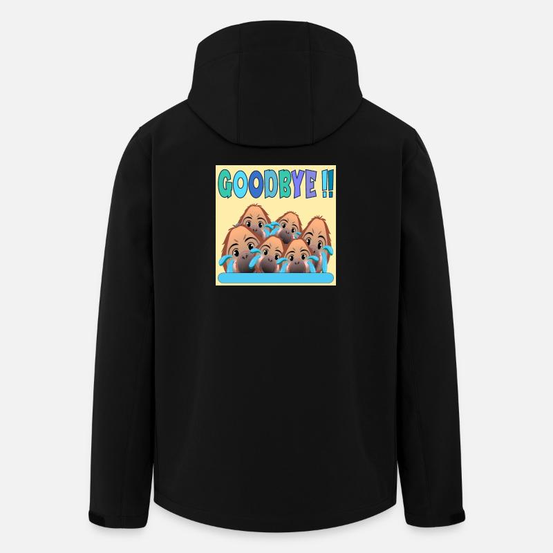 ADIEU ÉQUIPE GOODBYE MONKEY - Veste softshell homme en polyester recyclé Stanley/Stella - noir