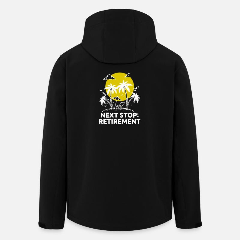 Ruhestand Statement Freizeit Abschied Pensionär - Recycelte Männer Softshell-Jacke von Stanley/Stella - Schwarz