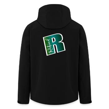 ABSCHIEDSJOB - RUHESTAND IM RUHESTAND - Recycelte Männer Softshell-Jacke von Stanley/Stella - Schwarz - Hinten - AI Model Male 185 light (185cm)