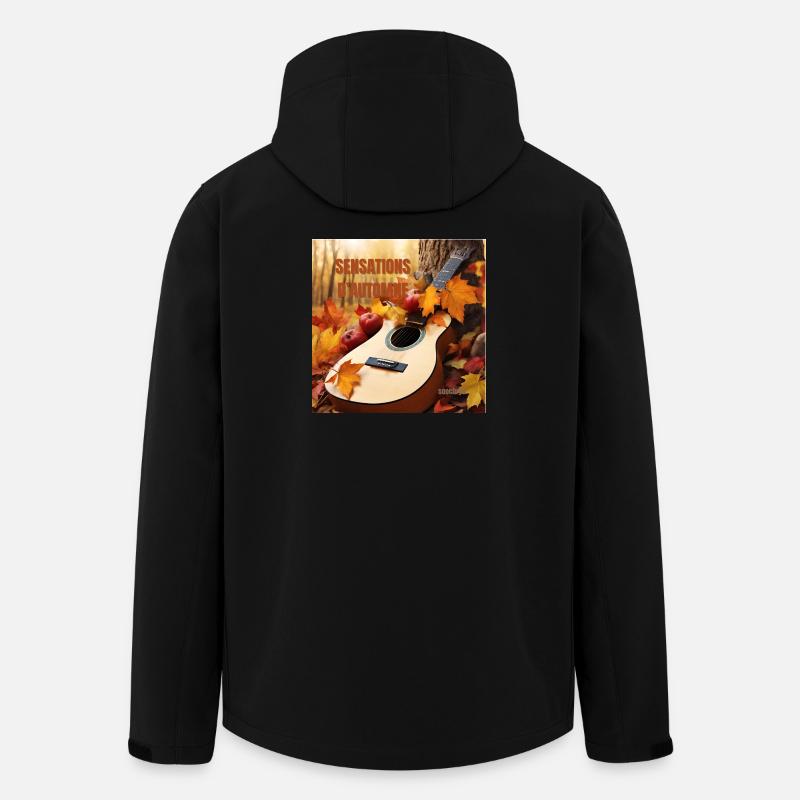 Sensations d Automne - Veste softshell homme en polyester recyclé Stanley/Stella - noir