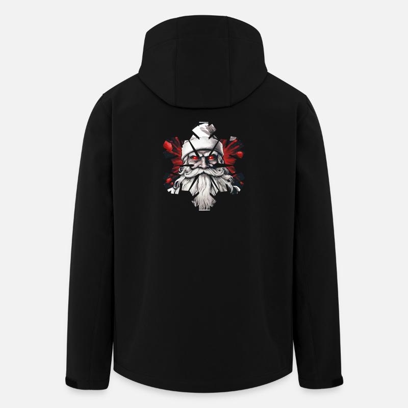 BAD SANTA - Recycelte Männer Softshell-Jacke von Stanley/Stella - Schwarz