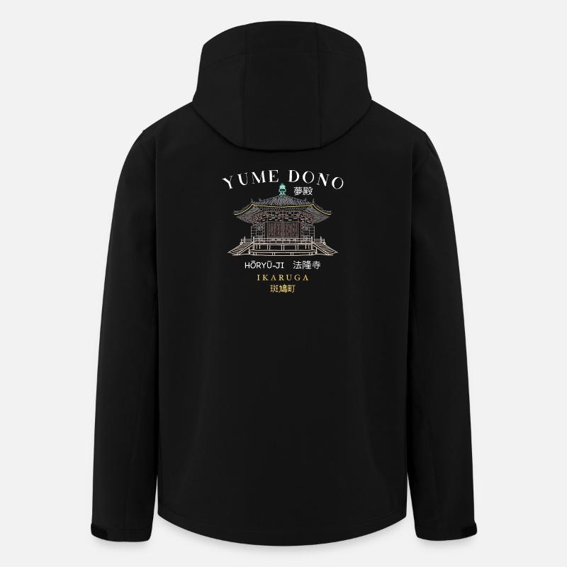 Japan, Horyu-Ji, Ikaruga, Buddhist Temple - Men’s Recycled Softshell Jacket by Stanley/Stella - black