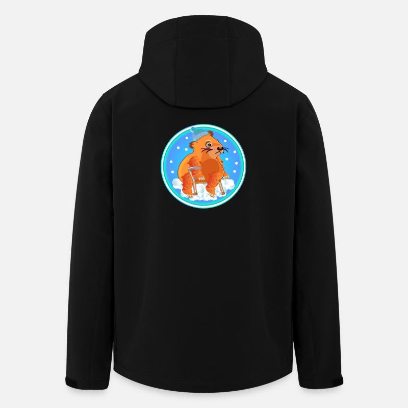 Rétablissez-vous vite - RECOVERY WALKER CAPYBARA - Veste softshell homme en polyester recyclé Stanley/Stella - noir