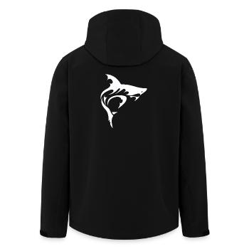 Requin - Veste softshell homme en polyester recyclé Stanley/Stella - noir - Dos - AI Model Male 185 light (185cm)