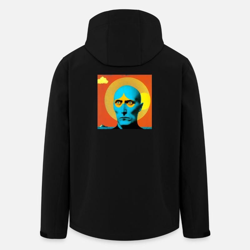 Surreal 08 - Recycelte Männer Softshell-Jacke von Stanley/Stella - Schwarz