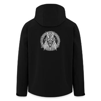 Démon tribal mystique en cercle - Veste softshell homme en polyester recyclé Stanley/Stella - noir - Dos - AI Model Male 185 light (185cm)