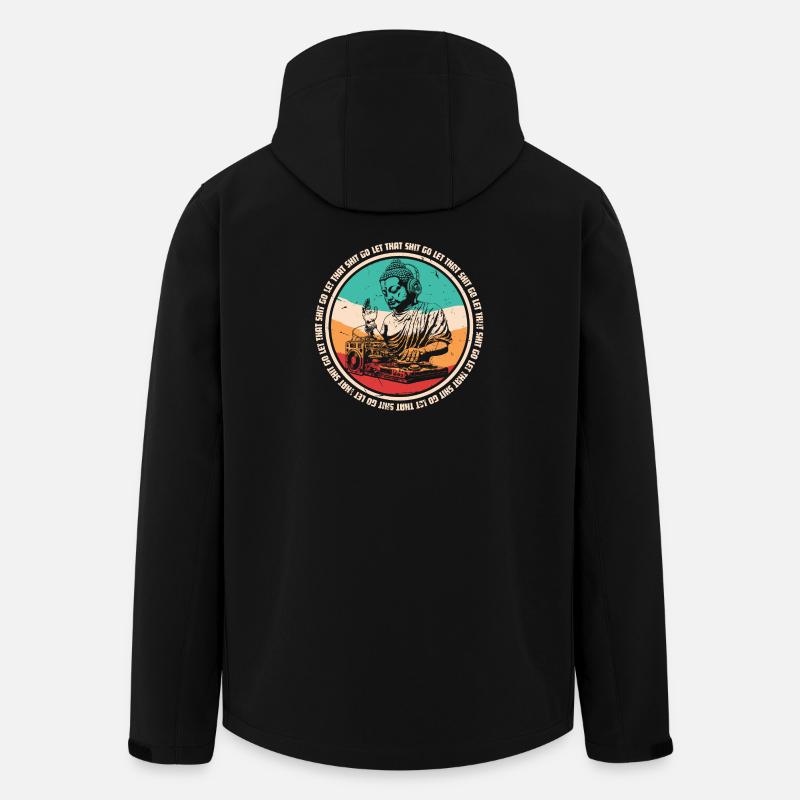 DJ Buddha - let that shit go - Stanley/Stella Mænd Genanvendt Softshell-jakke Discoverer - sort