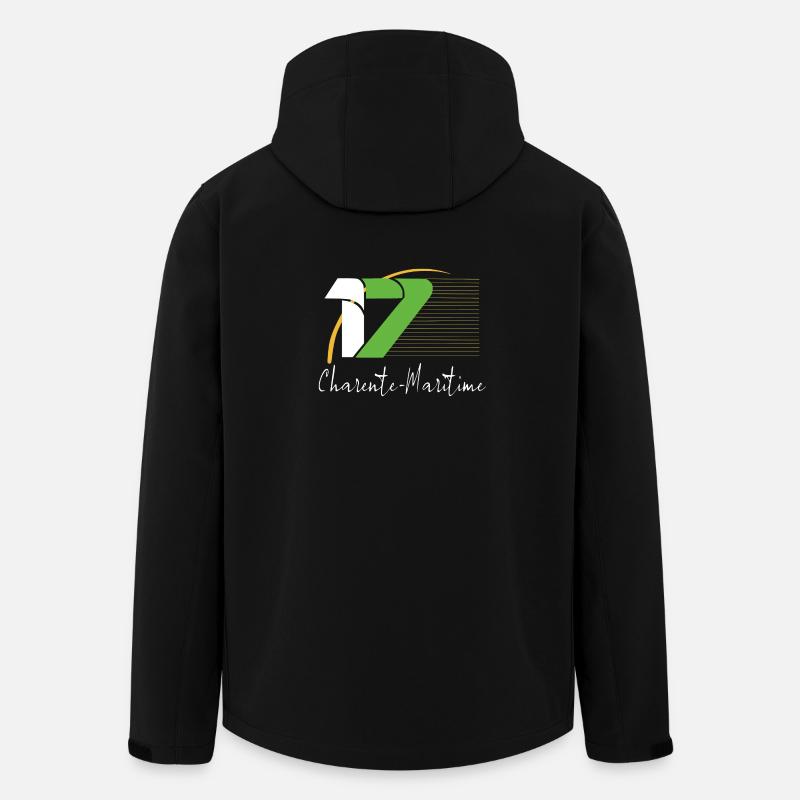 Charente-Maritime - Recycelte Männer Softshell-Jacke von Stanley/Stella - Schwarz
