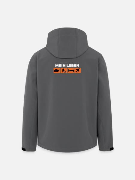 Workaholic Job Statement Karriere Arbeiter - Recycelte Männer Softshell-Jacke von Stanley/Stella - Schwarz