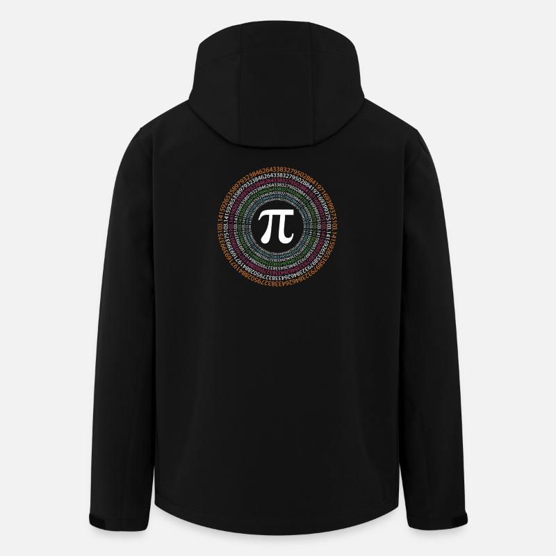 Pi Day - Happy Pi Day - Men’s Recycled Softshell Jacket by Stanley/Stella - black