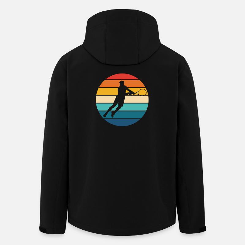 Tennis - Recycelte Männer Softshell-Jacke von Stanley/Stella - Schwarz