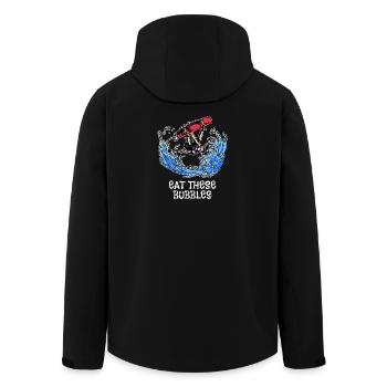 Surfen Wasserski Wellenreiten Wakeboard Statement - Recycelte Männer Softshell-Jacke von Stanley/Stella - Schwarz - Hinten - AI Model Male 185 light (185cm)