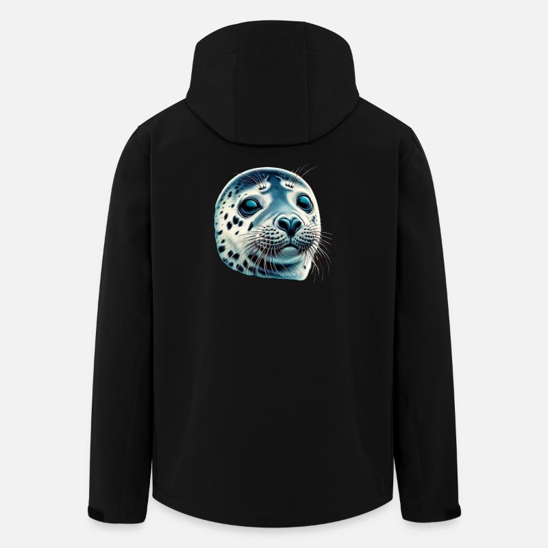 Seal - Men’s Recycled Softshell Jacket by Stanley/Stella - black