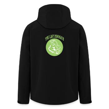 Der letzte Dino - Recycelte Männer Softshell-Jacke von Stanley/Stella - Schwarz - Hinten - AI Model Male 185 light (185cm)