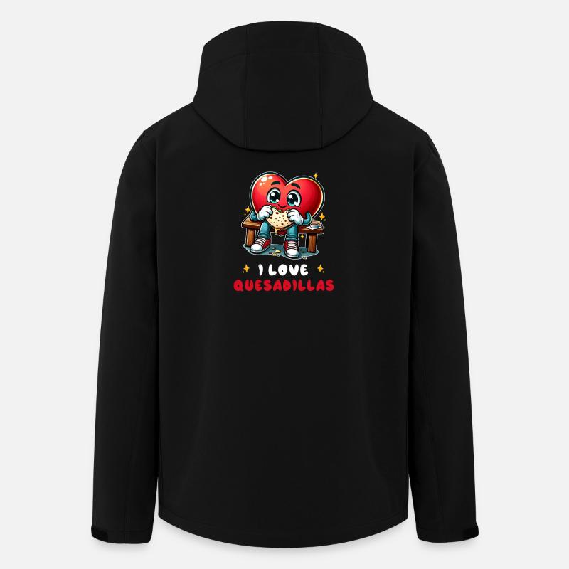 J'aime les Quesadillas Mexico - Veste softshell homme en polyester recyclé Stanley/Stella - noir