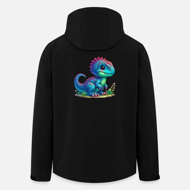 Dinosaure - Veste softshell homme en polyester recyclé Stanley/Stella - noir