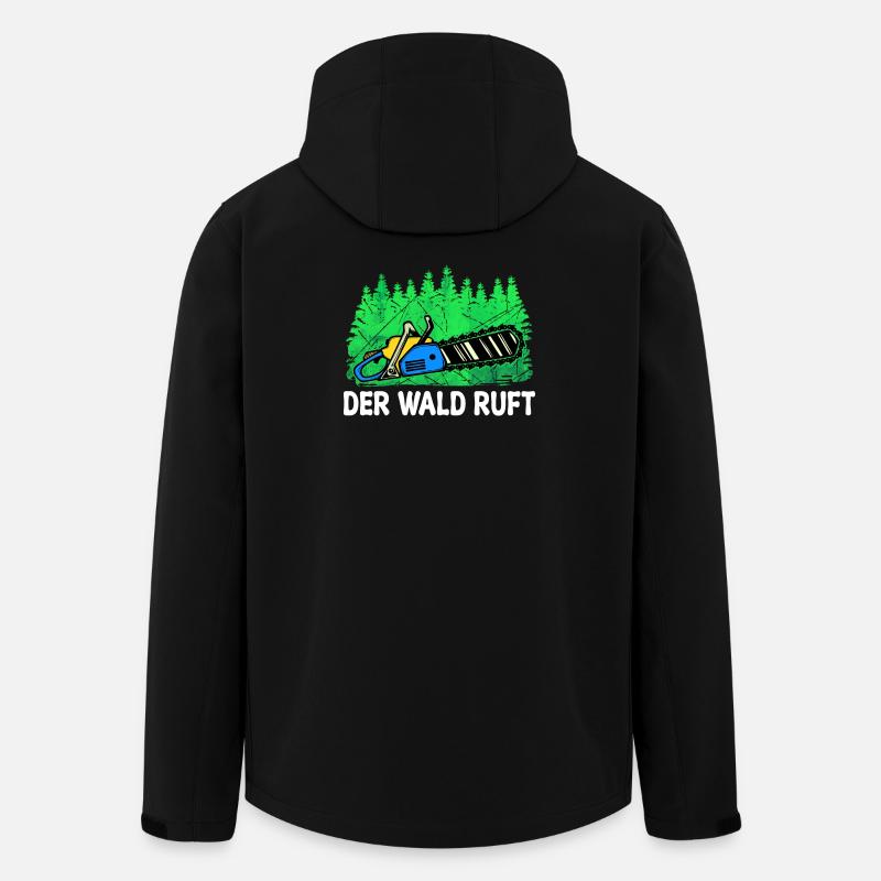 Lumberjack tronçonneuse arbre déclaration Lumberjack - Veste softshell homme en polyester recyclé Stanley/Stella - noir