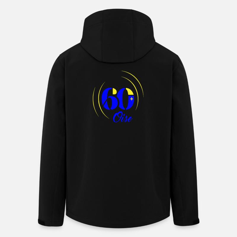 Oise - Recycelte Männer Softshell-Jacke von Stanley/Stella - Schwarz