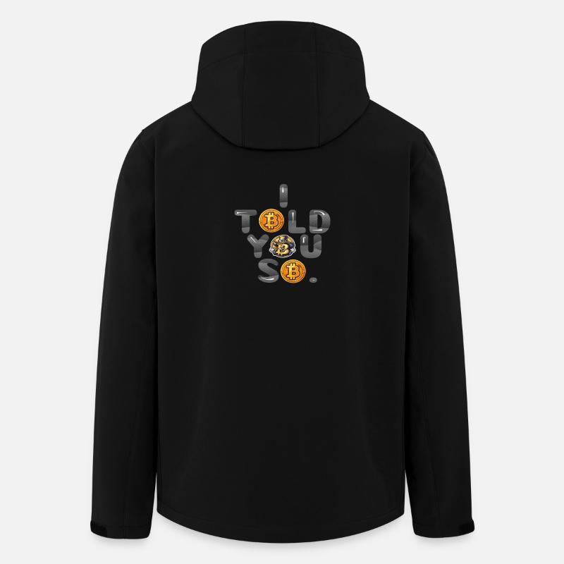I TOLD YOU SO - Recycelte Männer Softshell-Jacke von Stanley/Stella - Schwarz