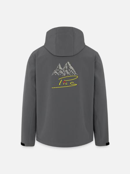 Bilder+ - Recycelte Männer Softshell-Jacke von Stanley/Stella - Schwarz