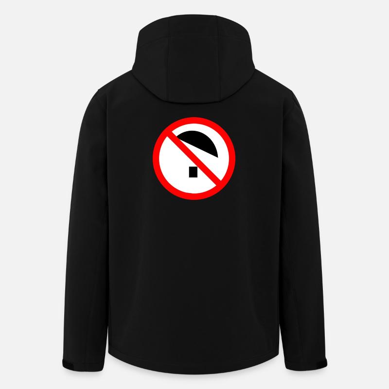 No Nazis - Recycelte Männer Softshell-Jacke von Stanley/Stella - Schwarz