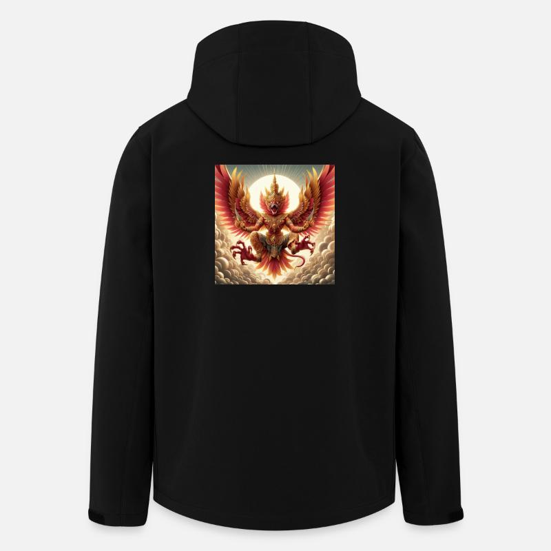 Garuda - Recycelte Männer Softshell-Jacke von Stanley/Stella - Schwarz