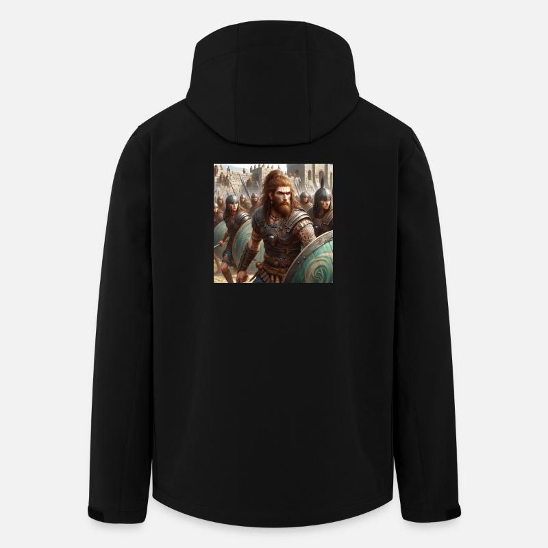 Les Celtibères défendent la Numancia - Veste softshell homme en polyester recyclé Stanley/Stella - noir