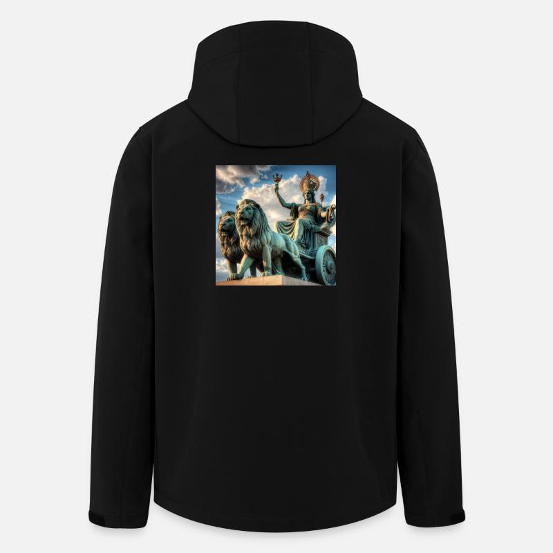 Goddess Cybele - Men’s Recycled Softshell Jacket by Stanley/Stella - black