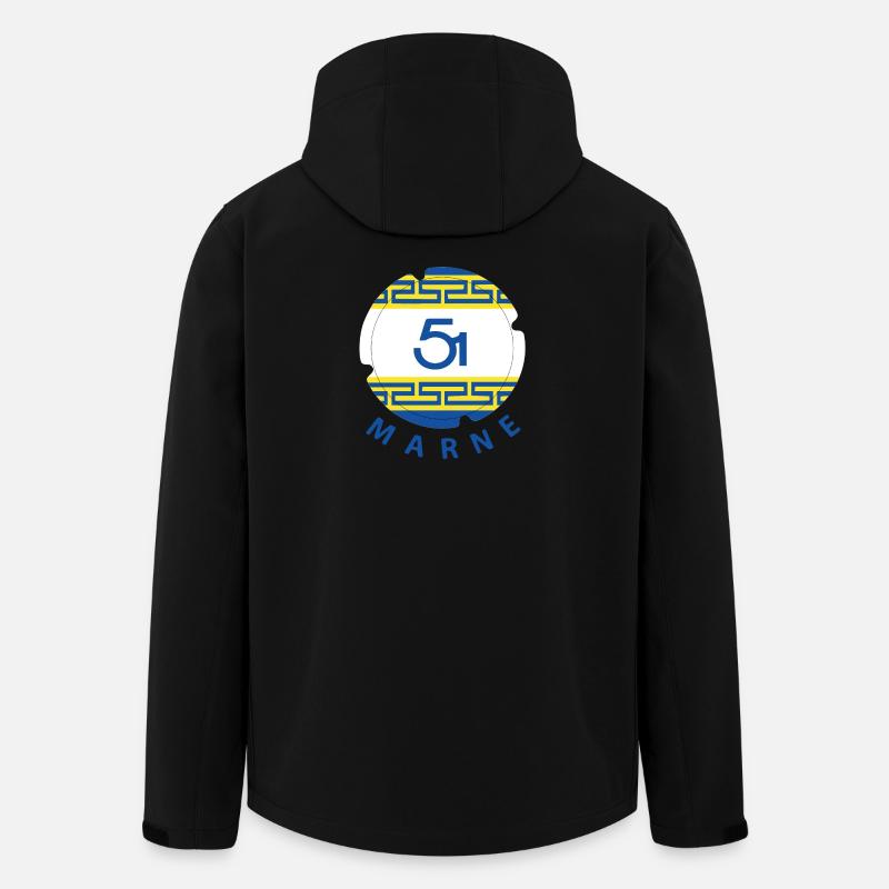 Mergel - Recycelte Männer Softshell-Jacke von Stanley/Stella - Schwarz