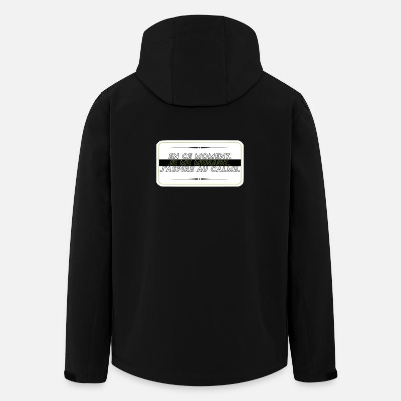 I take it easy - Men’s Recycled Softshell Jacket by Stanley/Stella - black