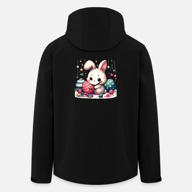 Schönes Osterfest - Recycelte Männer Softshell-Jacke von Stanley/Stella - Schwarz