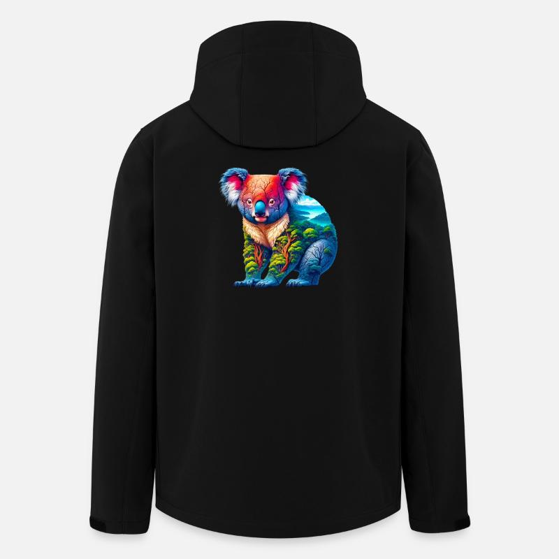 Koala - Men’s Recycled Softshell Jacket by Stanley/Stella - black