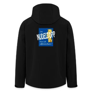 ROBINET DE NOUILLES - Veste softshell homme en polyester recyclé Stanley/Stella - noir - Dos - AI Model Male 185 light (185cm)