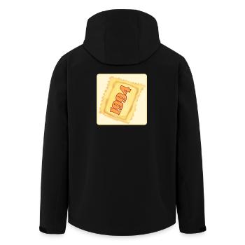 32. Geburtstag 1994 Ravioli-Teigtaschen - Recycelte Männer Softshell-Jacke von Stanley/Stella - Schwarz - Hinten - AI Model Male 185 light (185cm)