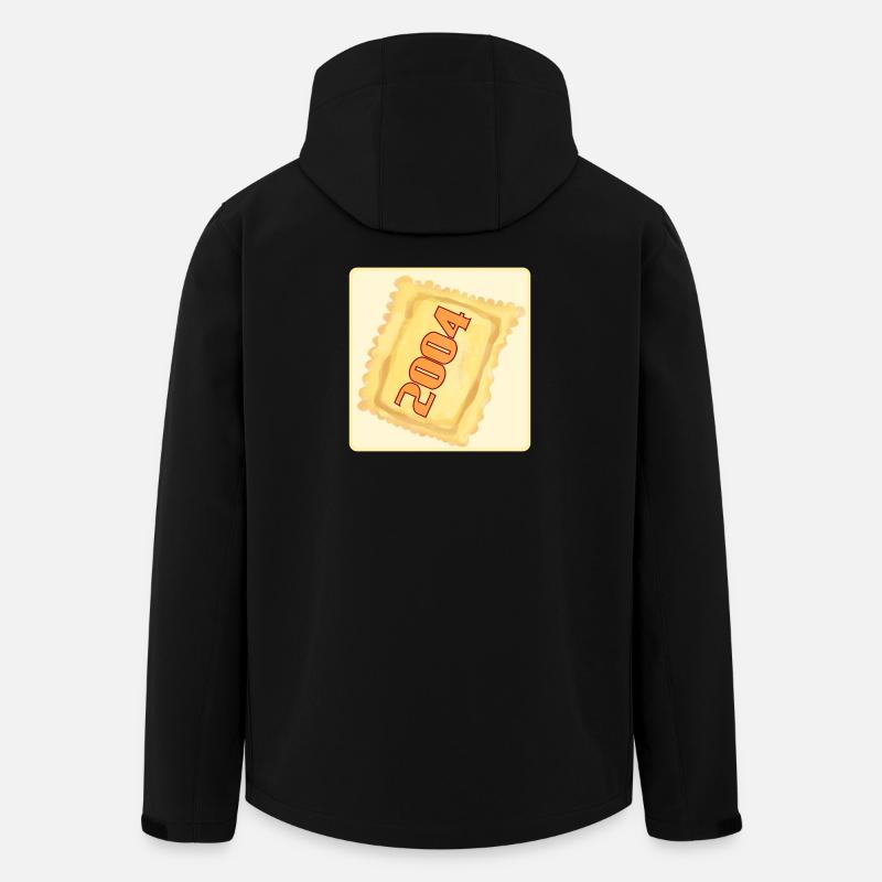 ANNIVERSAIRE 2004 RAVIOLI DUMPLINGS - Veste softshell homme en polyester recyclé Stanley/Stella - noir