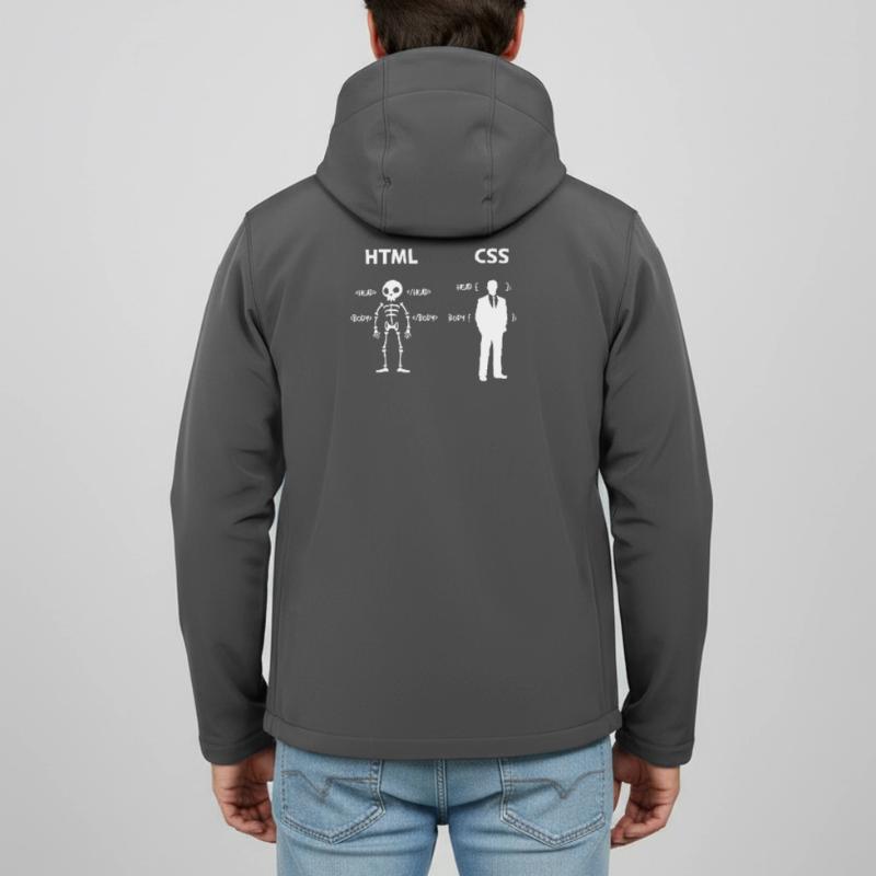 Code Css C++ Php Java Developer Code Scripting Men’s Recycled Softshell Jacket Discoverer by Stanley/Stella