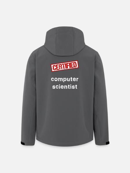 Computer scientist - Men’s Recycled Softshell Jacket by Stanley/Stella - black