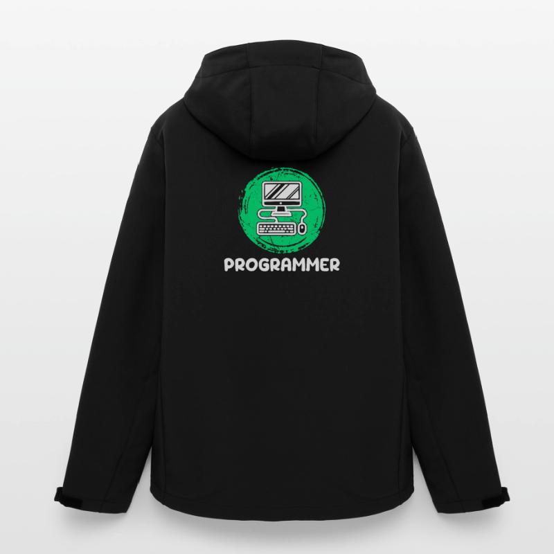 Computer Developer Programmierer Computerfreak Recycelte Männer Softshell-Jacke von Stanley/Stella