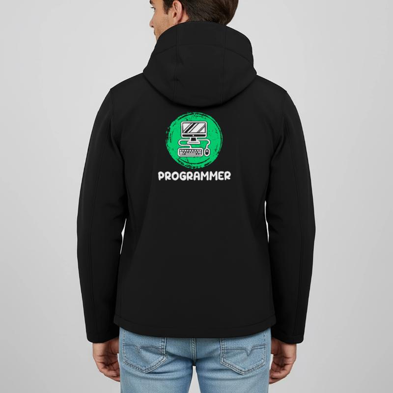 Computer Developer Programmierer Computerfreak Recycelte Männer Softshell-Jacke von Stanley/Stella
