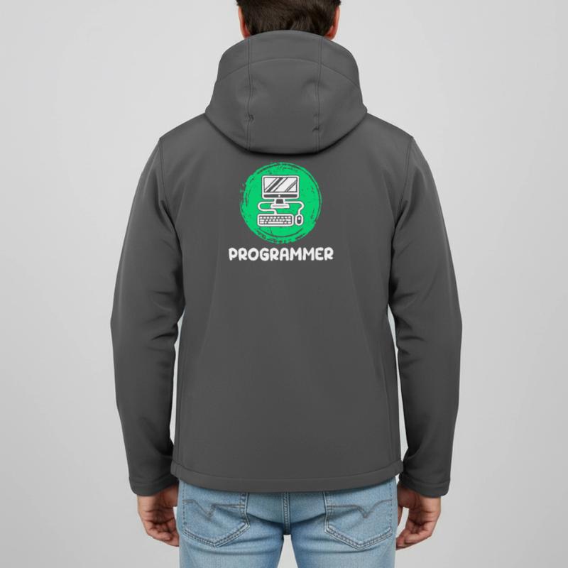 Computer Developer Programmierer Computerfreak Recycelte Männer Softshell-Jacke von Stanley/Stella