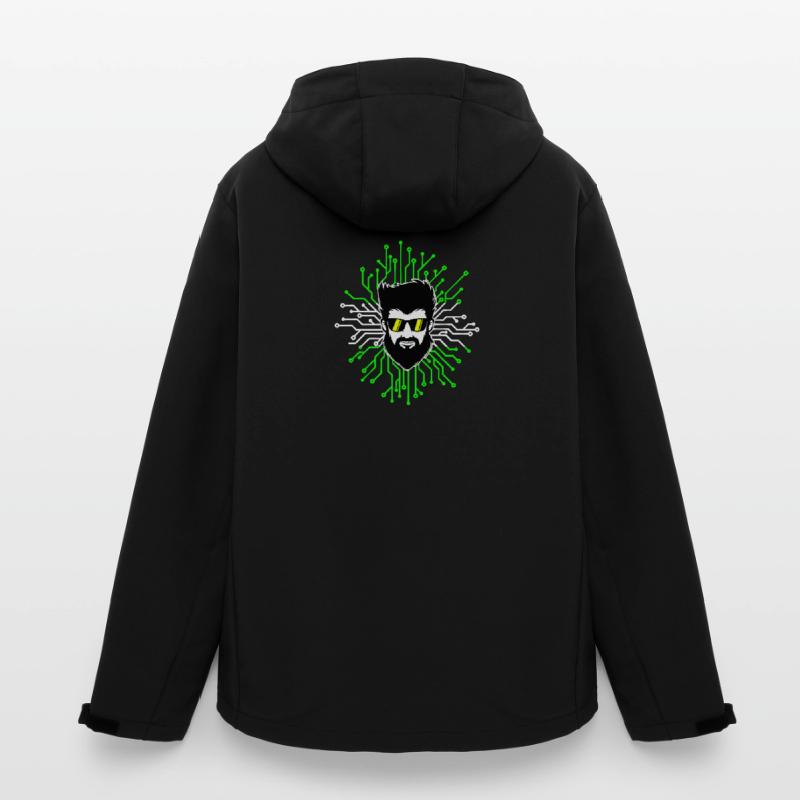 Computerfreak Developer Open Source Code Skripting Recycelte Männer Softshell-Jacke von Stanley/Stella